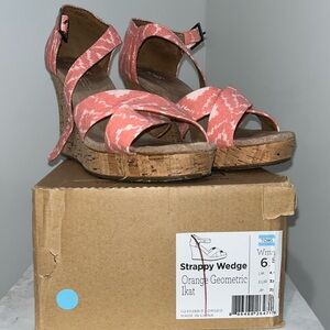 TOMS strappy wedge